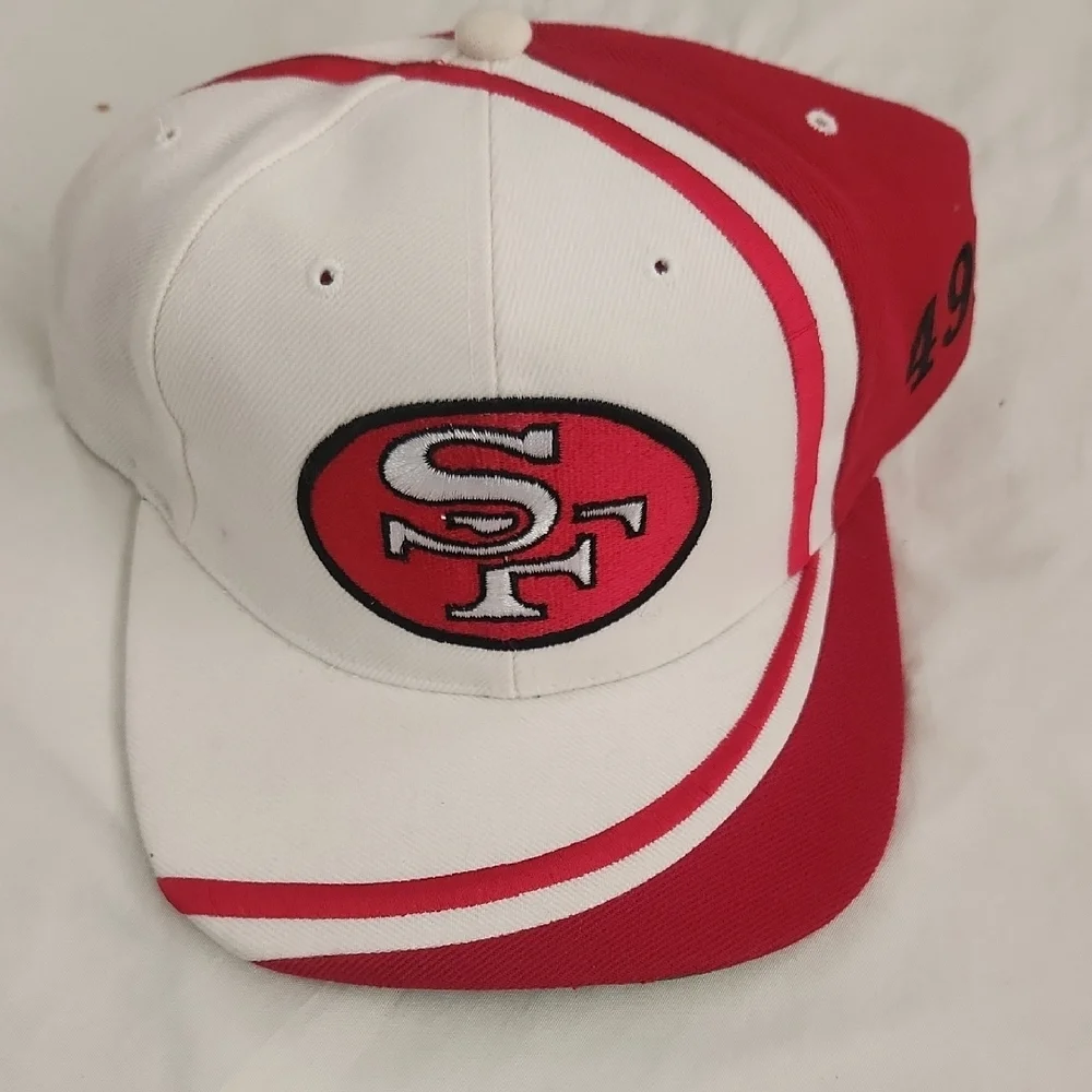 Reebok SF 49ers 90s NFL ProLine Red & White Hat